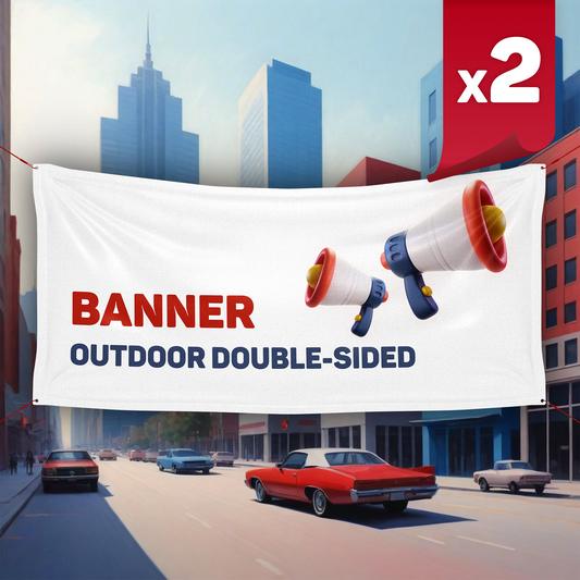 Outdoor Double-Sided Banner x2