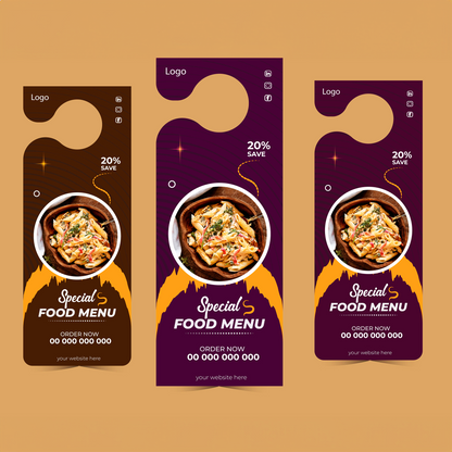 Non-Perforated Door Hangers x10,000