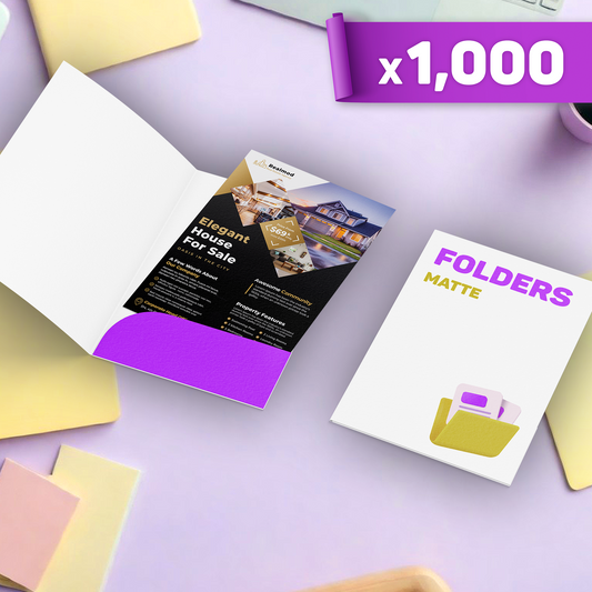 Matte Folders x1,000