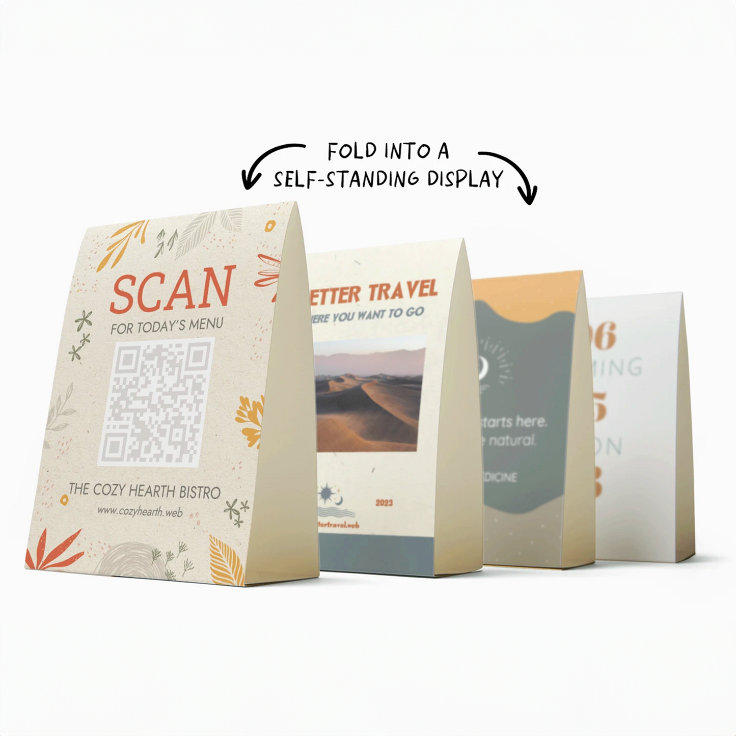 Matte Luxe Table Tents x100